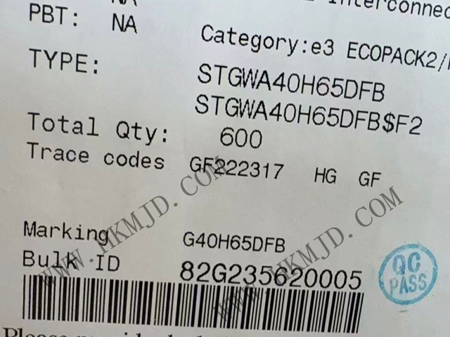 STGWA40H65DFB