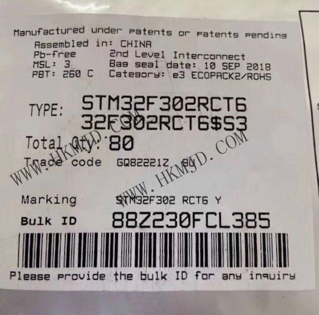 STM32F302RCT6